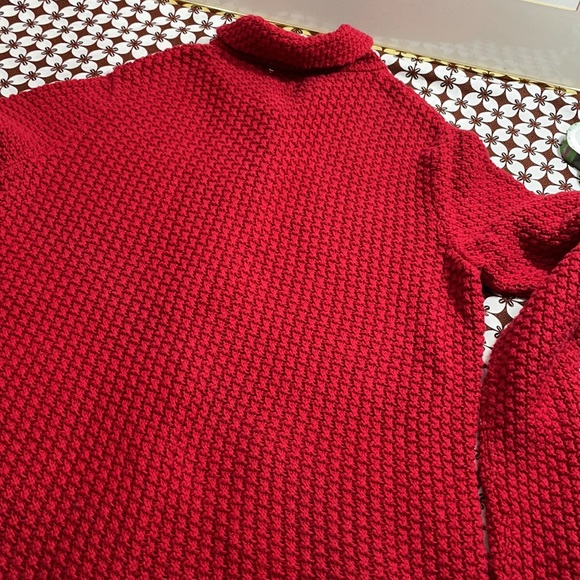 Jones New York Red knit cardigan - Picture 8 of 8